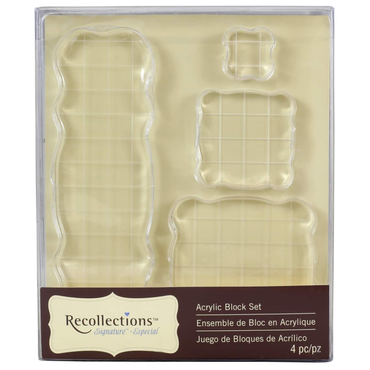 6 Pack: Signature Acrylic Block Set by Recollections&#x2122;